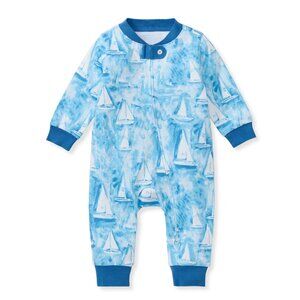 Burt's Bees Baby Mediterranean Sailing Organic Cotton Sleep & Play ~ Newborn